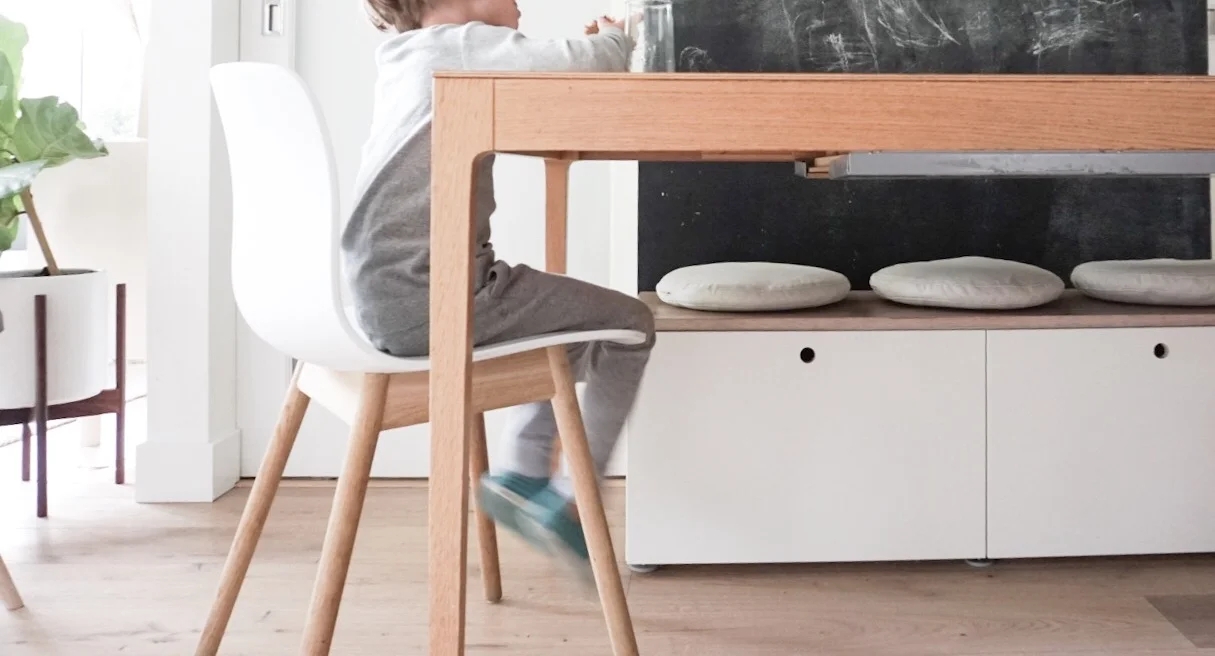 Storage Bench: Circular Finger Pulls Ikea Hack Storage Bench