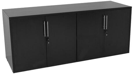Storage Credenza: Locking Mechanism Secure Office Storage
