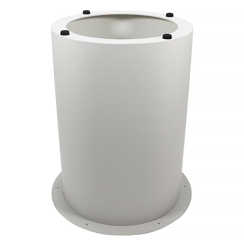 Table Base Industrial Grade Matte White Minimalist Furniture Base