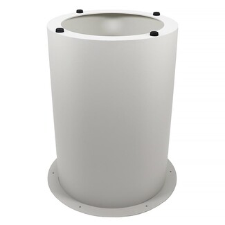 Table Base Industrial Grade Matte White Minimalist Furniture Base