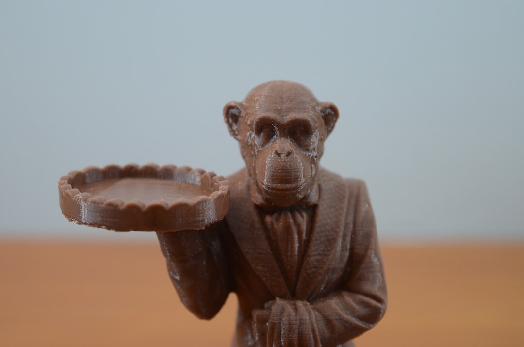Tabletop Figurine Scalloped Tray 3D Printed Desk Organizer