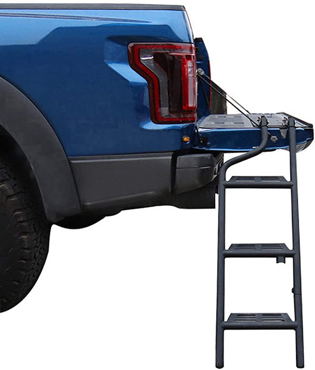 Tailgate Ladder: Heavy Duty Tailgate Ladder with Three Steps