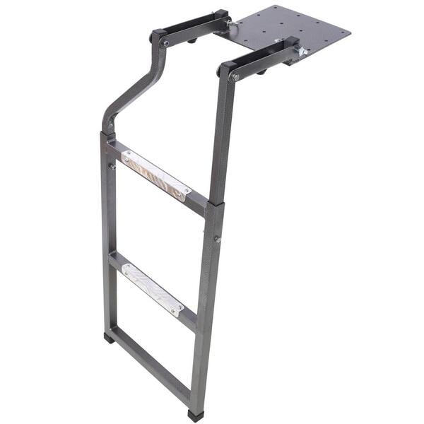 Tailgate Ladder: Steel Pickup Ladder with Textured Treads