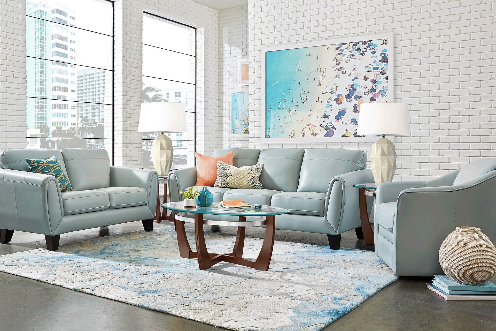 Aqua Sofa