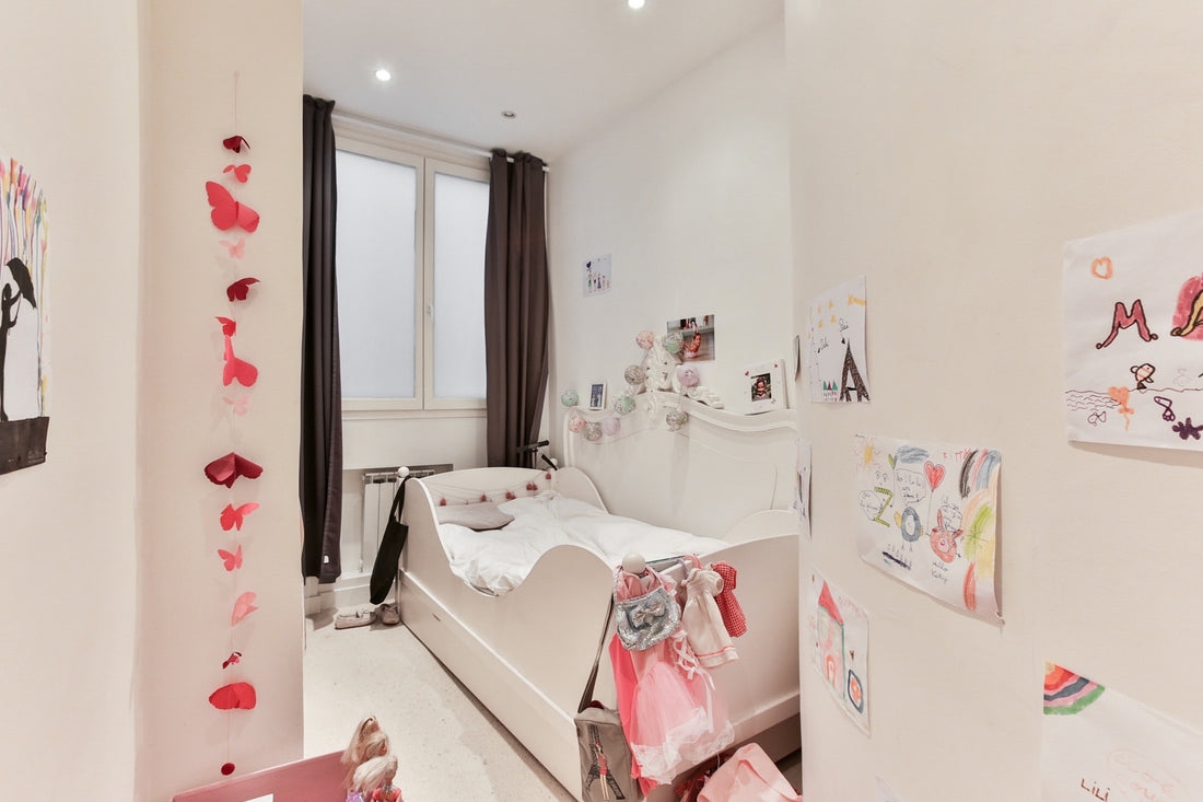 Toddler Bed with Wave Profile for a Whimsical Toddler Room