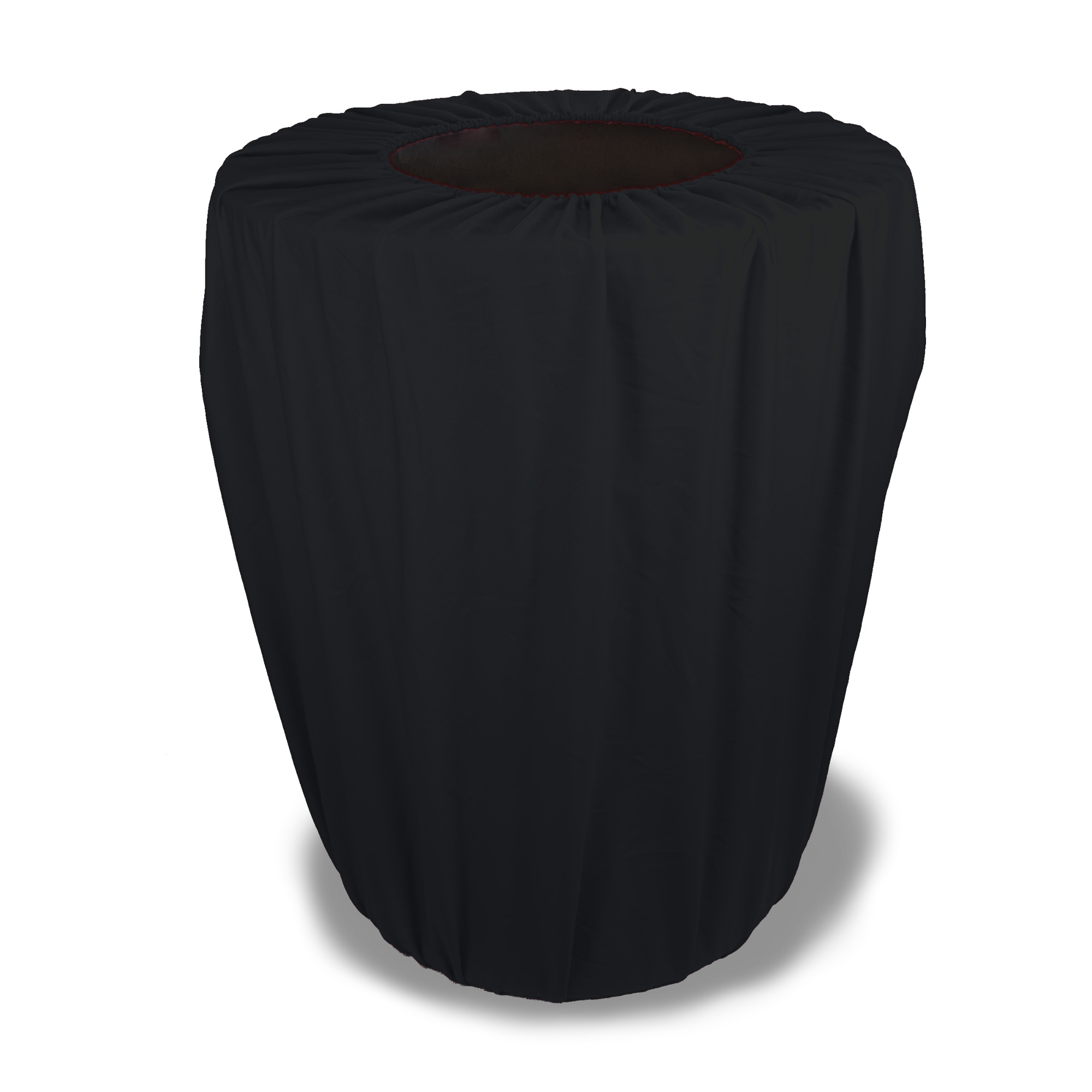 Trash Can Cover: Elastic Waste Can Wrap with Gathered Base