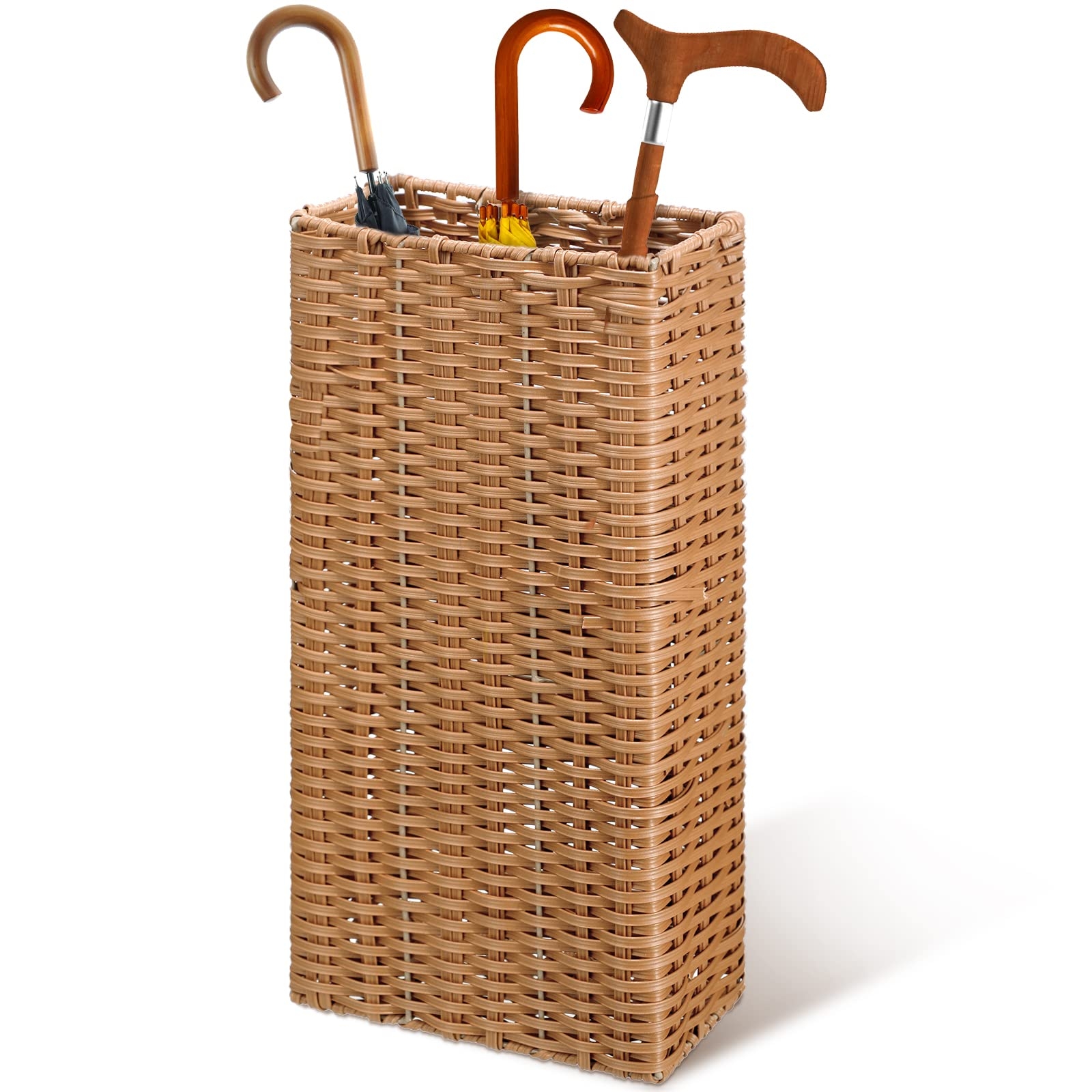 Umbrella Stand Rectangular Shape Slim Mudroom Storage Basket