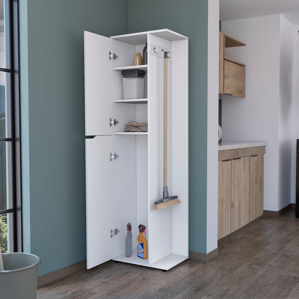 Utility Closet Vertical Broom Bay Tall Profile Unit