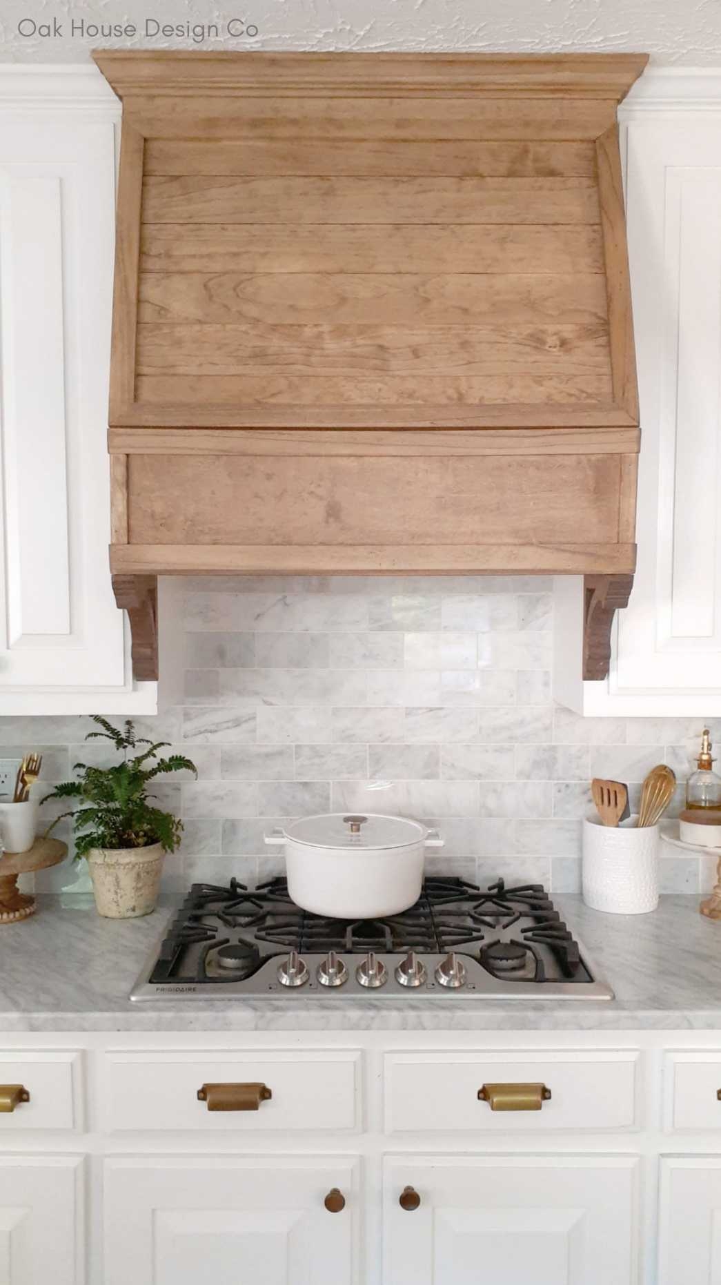 Vent Hood Planked Wood: DIY Wood Vent Hood