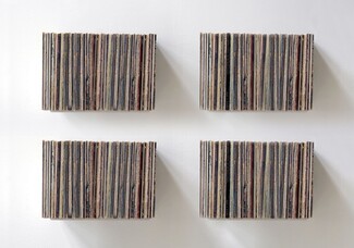 Vinyl Record Storage: Floating Grid Layout Shelving