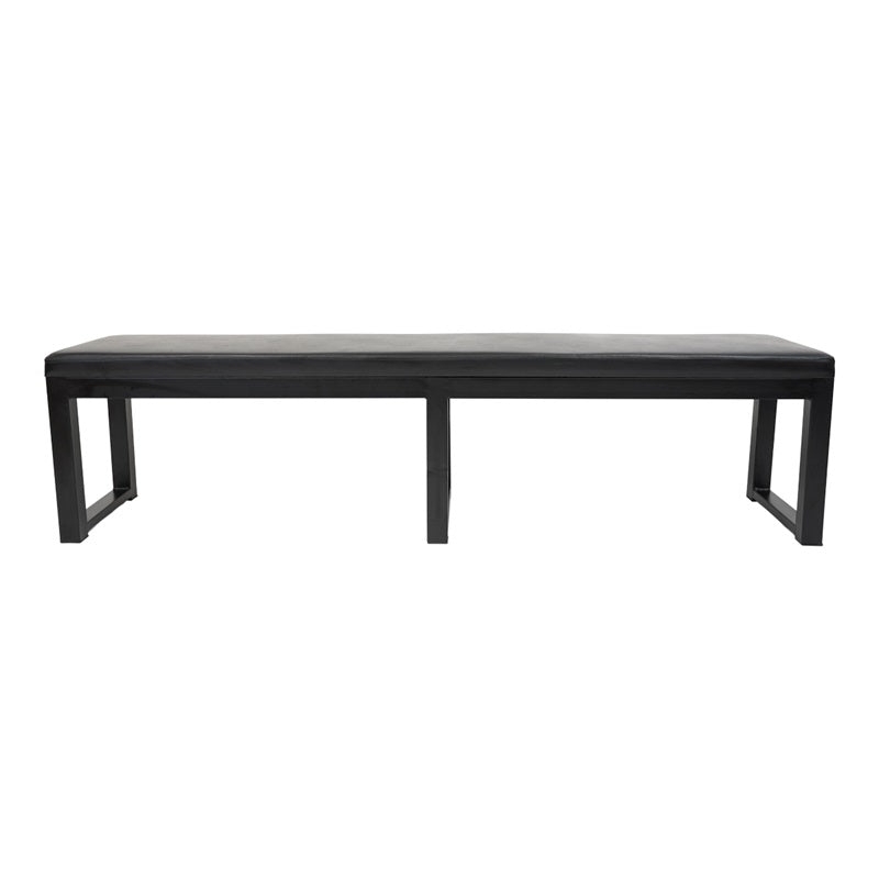 Waiting Bench Featuring Center Support Legs and Sled Base