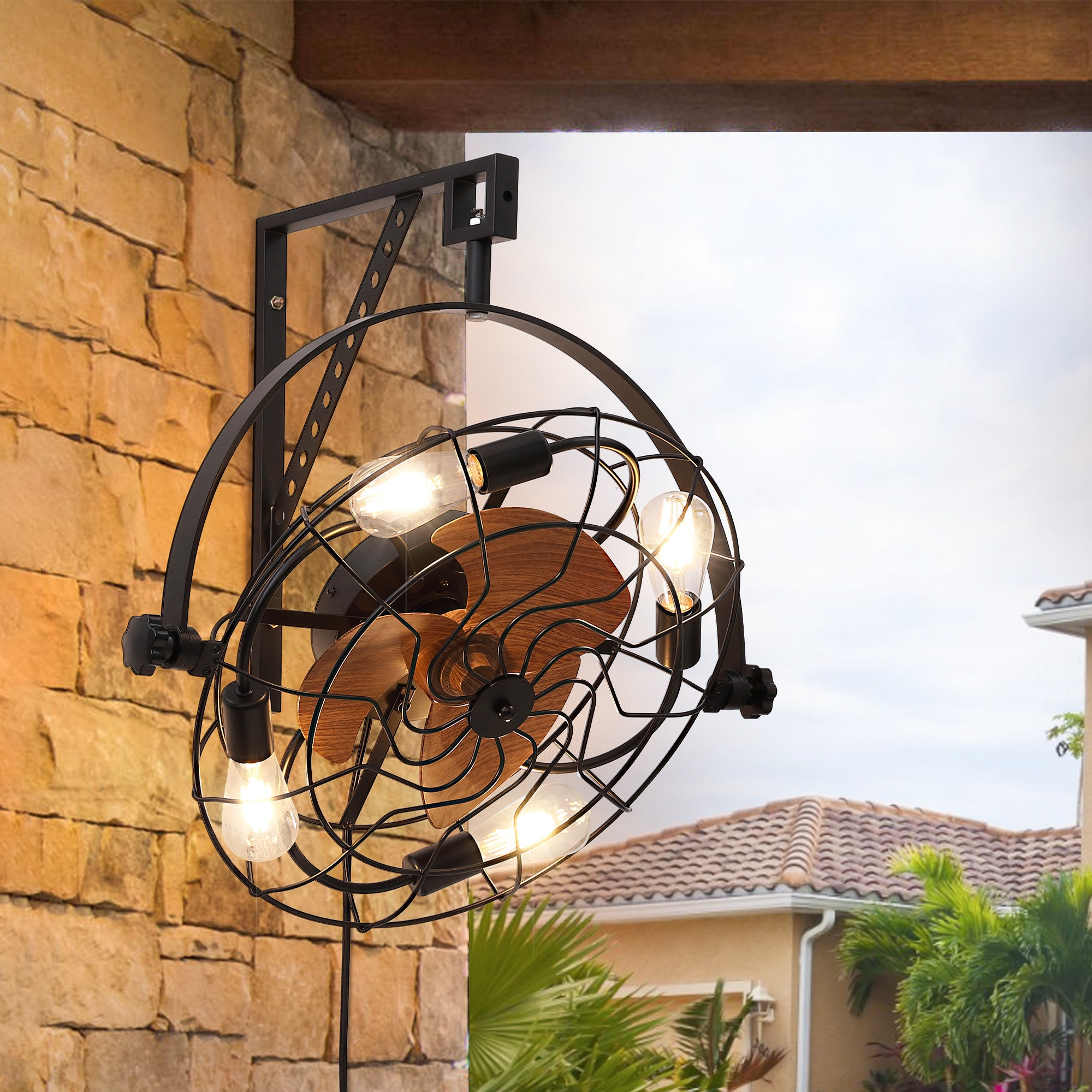 Wall Mounted Fan: Fansconce Industrial Wall Mounted Fan