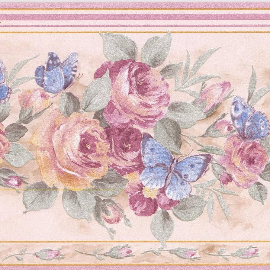 Floral Wallpaper Border