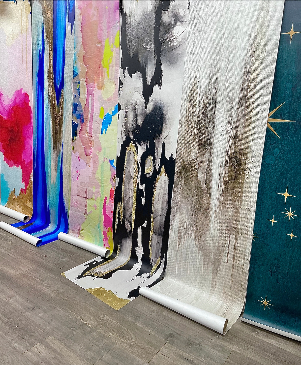 Wallpaper Mural with Celestial Stars for Creative Wall Art