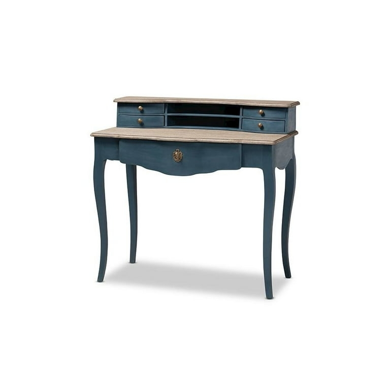 Writing Desk with Hutch and Blue Spruce Writing Desk