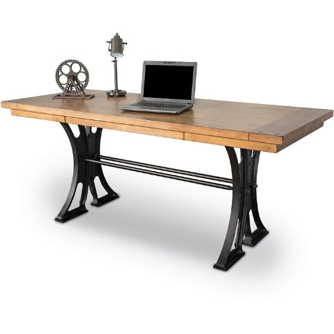 Writing Desk with Metal Base and French Writing Table