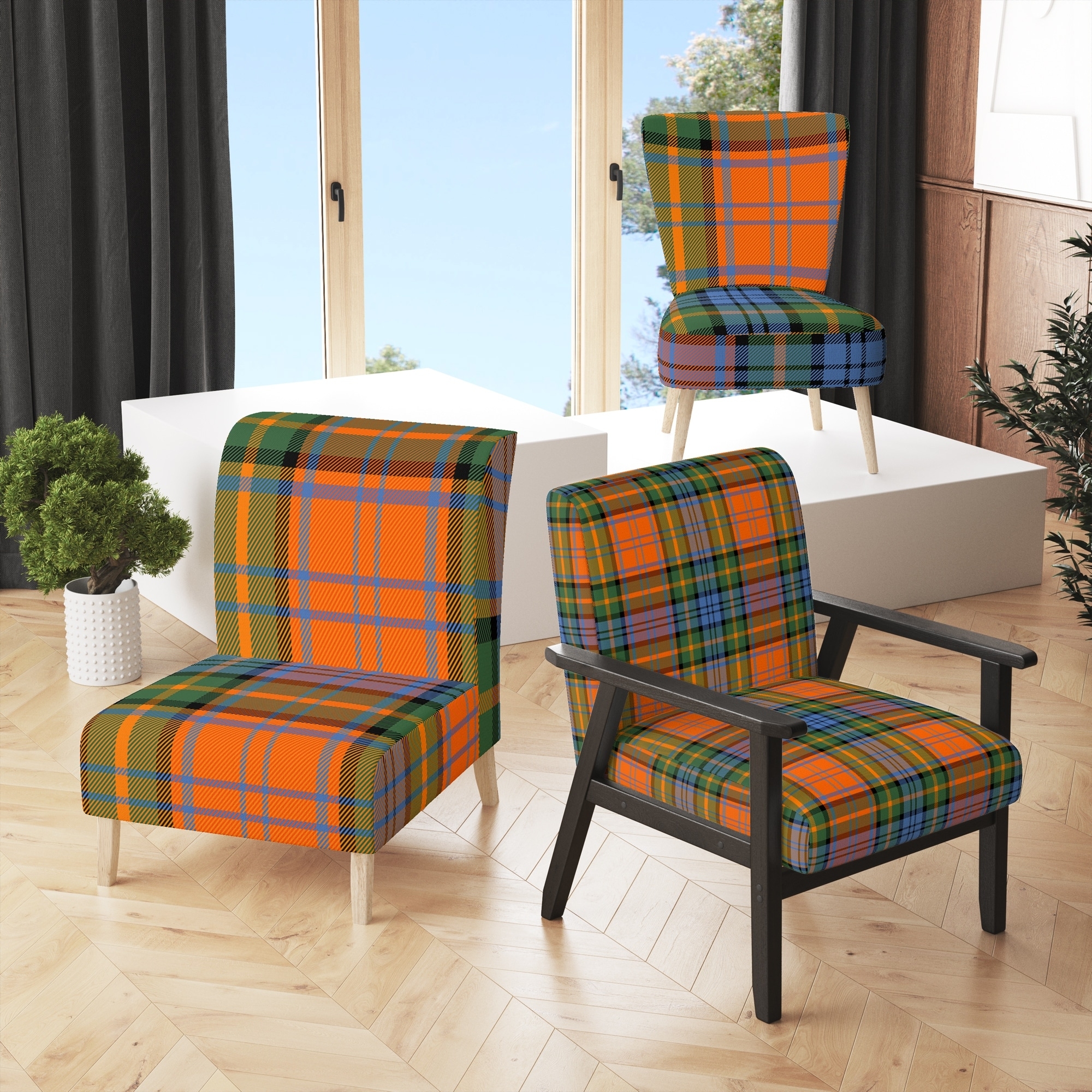 Plaid Chairs