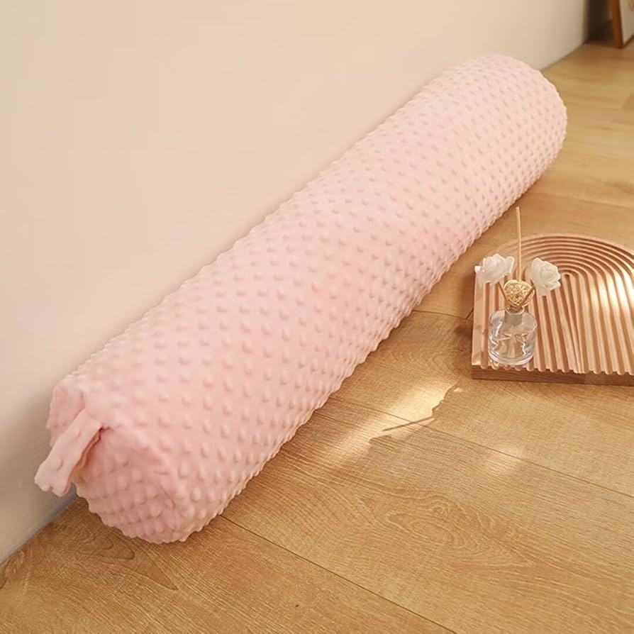Body Pillow Raised Dot Texture Blush Pink Cervical Roll