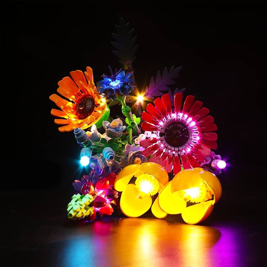 Building Block Light Kit: Ambient Glow Vibrant Botanical Nightlight