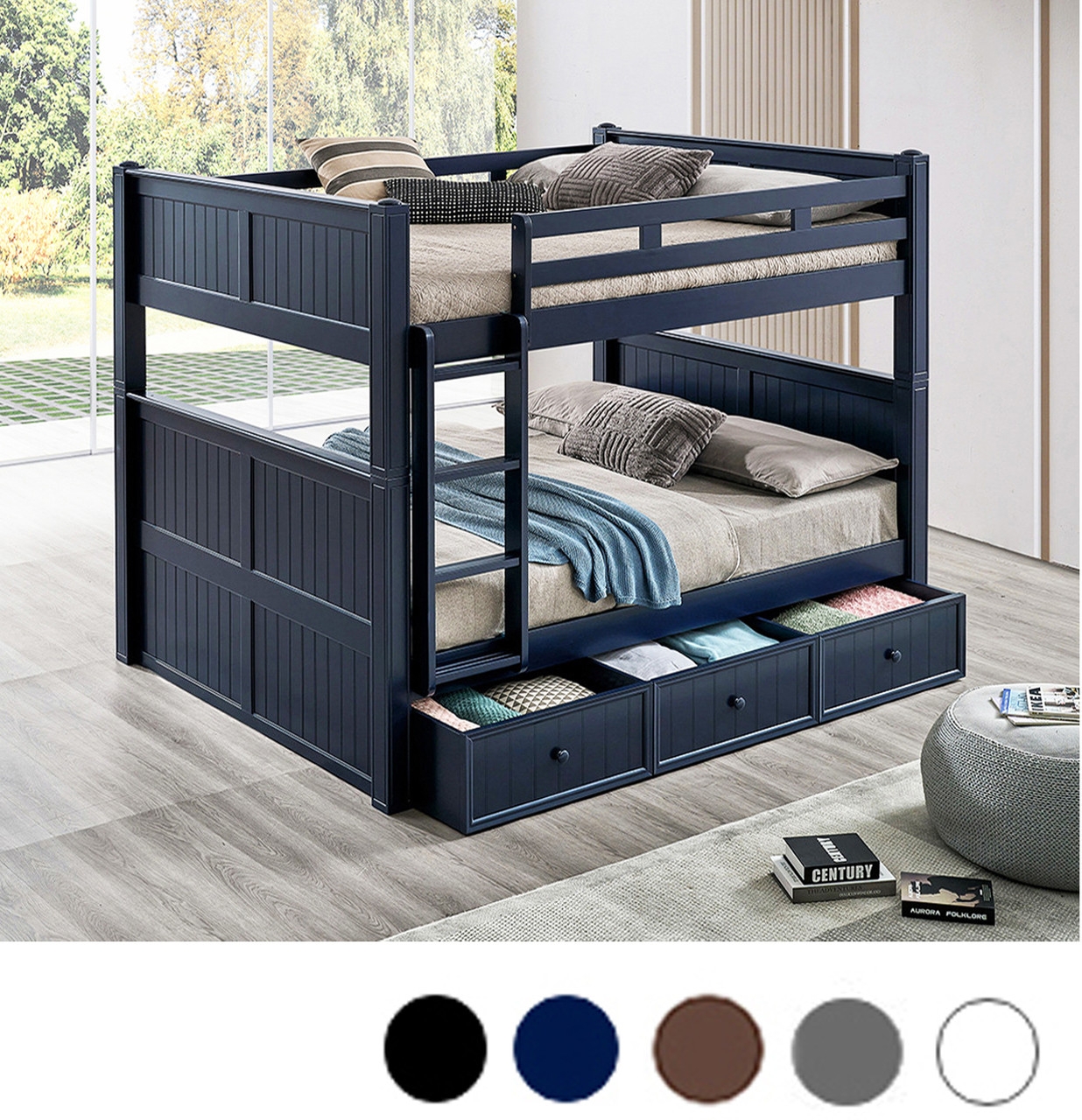 Queen Over Twin Bunk Bed