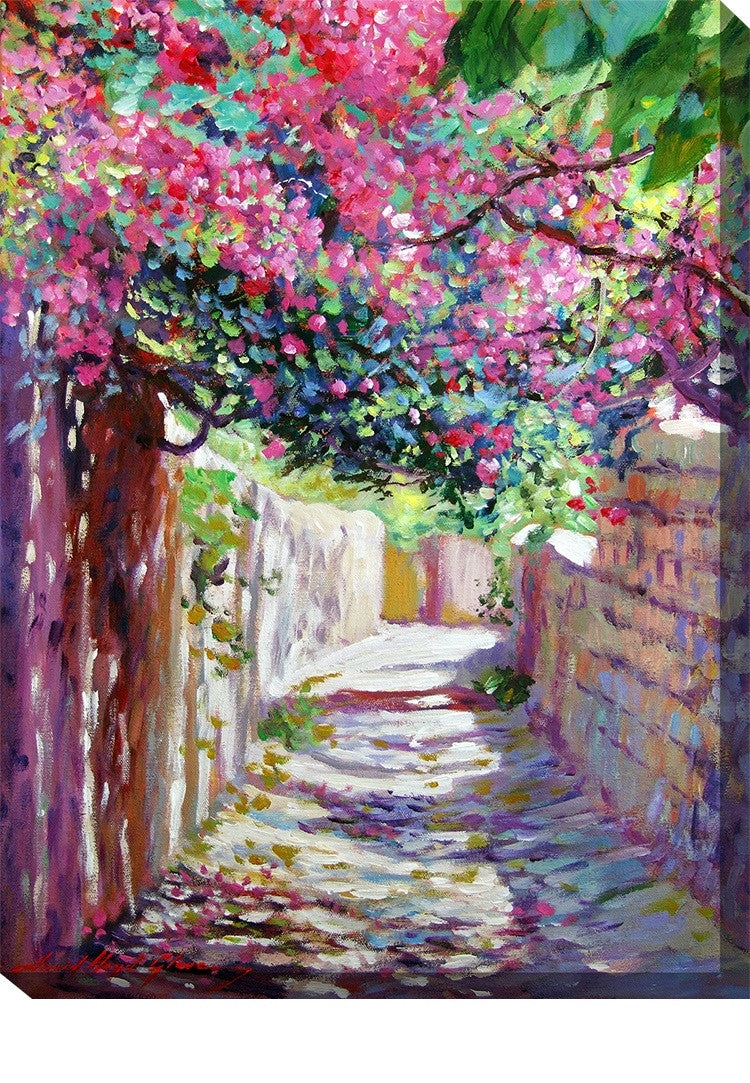Canvas Art Cascading Bougainvillea Magenta Bougainvillea Art