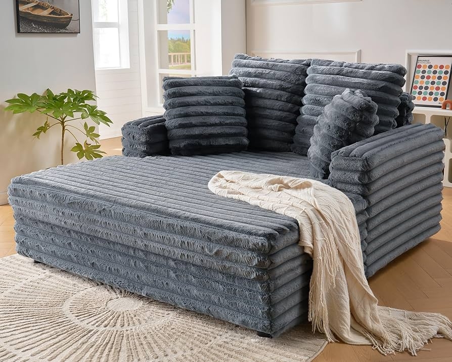 Plush Chaise Lounge