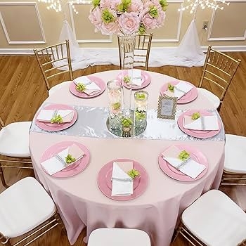 Charger Plate: Soft Hue Beaded Rim Wedding Table Setting