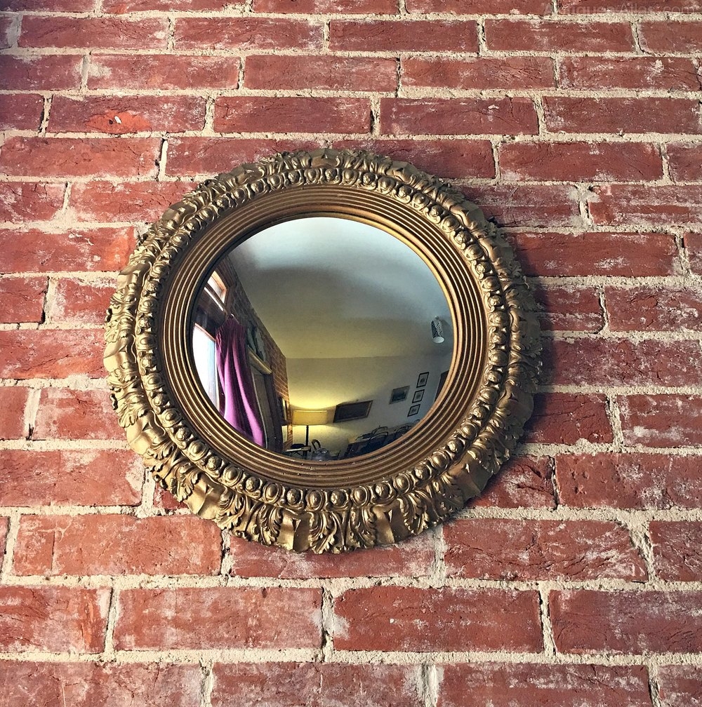 Convex Mirror Ornate Gold Frame Regency Round Mirror