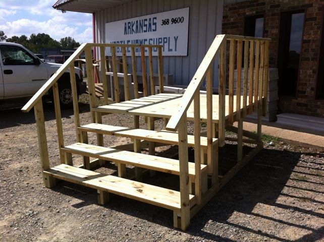 Deck Stair Unit - Prefabricated Modular Deck Staircase Landing
