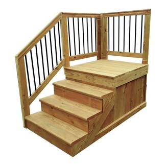 Deck Stairs Black Baluster Deck Railing Kit Design