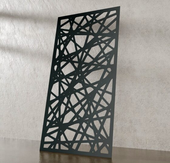 Decorative Panel Fracture Pattern Laser Cut Architectural Art