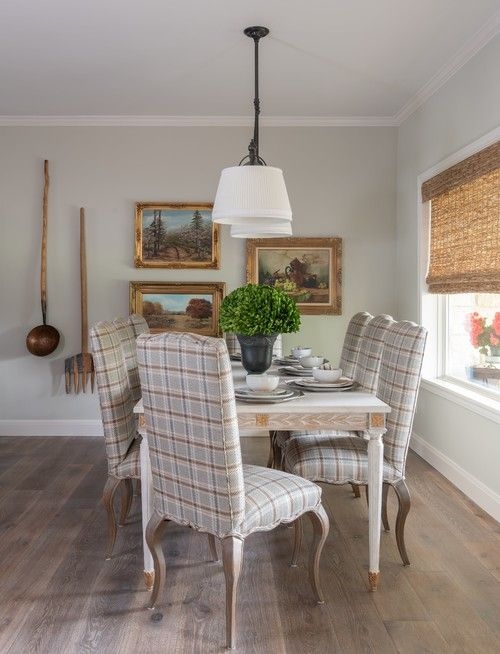 Dining Chair with Distressed Finish for French Country