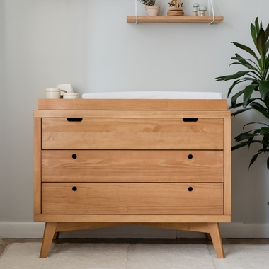 Dresser Dual Pull Styles Hazelnut Modern Hazelnut Storage Chest