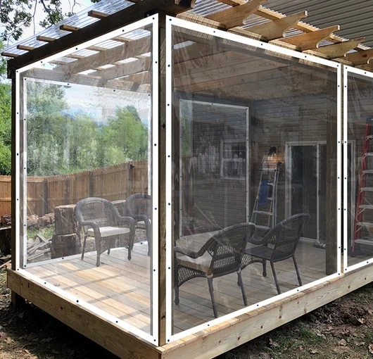 Enclosed Porch Clear Vinyl Enclosure Clear Porch Enclosure