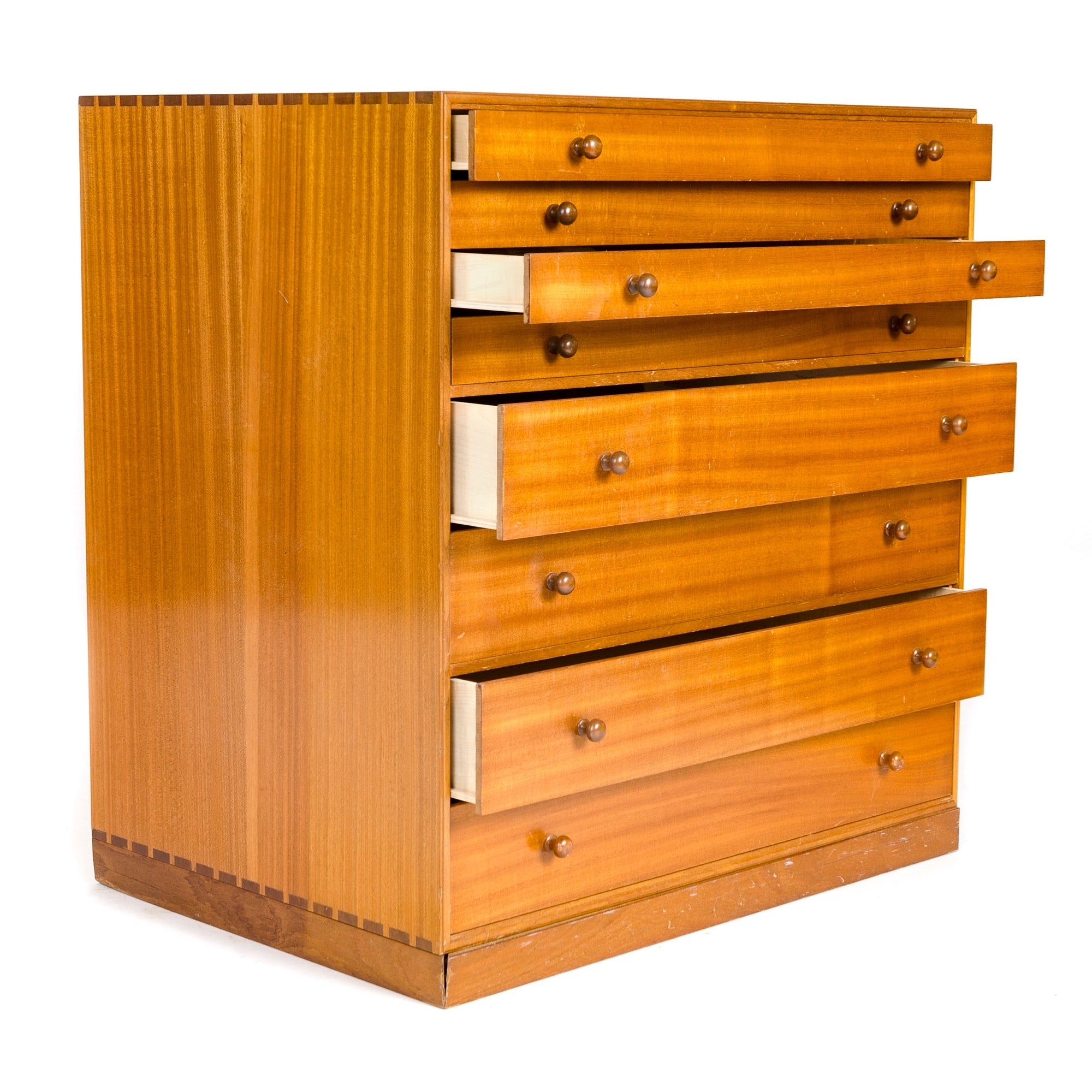 Flat File Cabinet: Mogens Koch Architectural Drawing Cabinet Box Joint