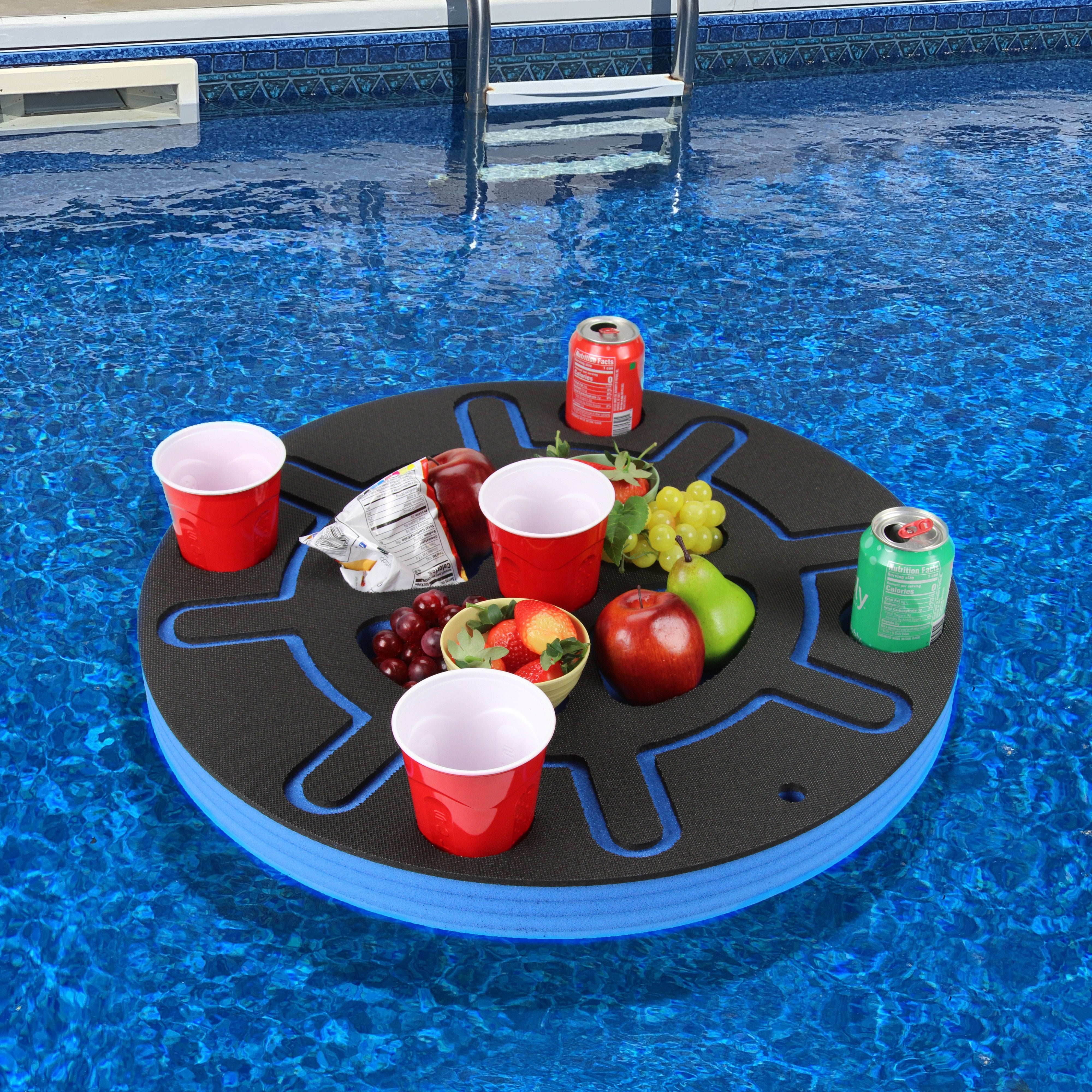Floating Tray Ship Wheel Design Foam Refreshment Station