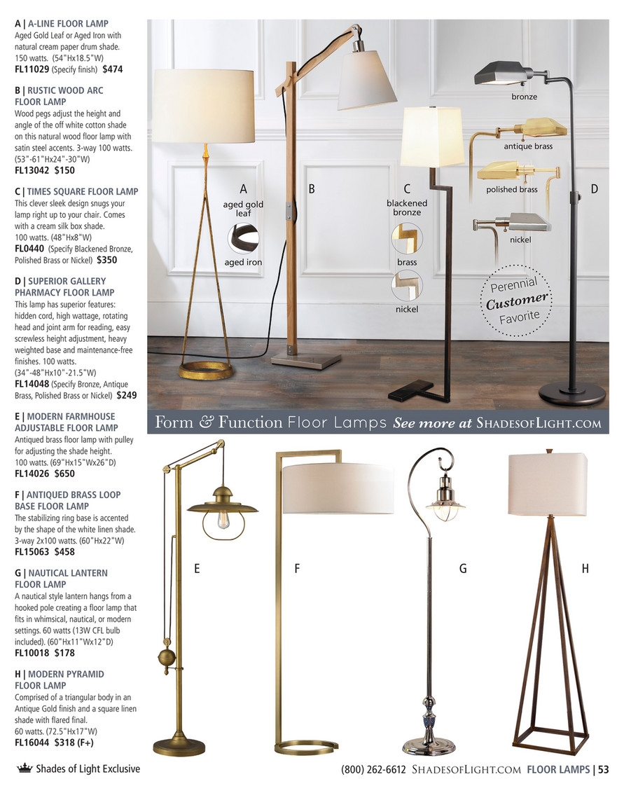 Floor Lamp using Pulley Mechanism and pulley system floor lamp