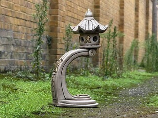 Garden Pagoda C Shaped Support Cantilevered Sculpture