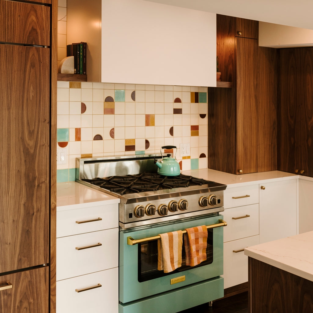 Retro Tile Backsplash