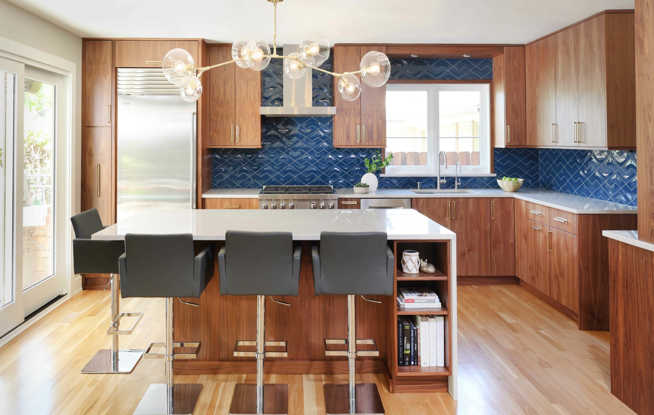 Mid Century Kitchen Backsplash