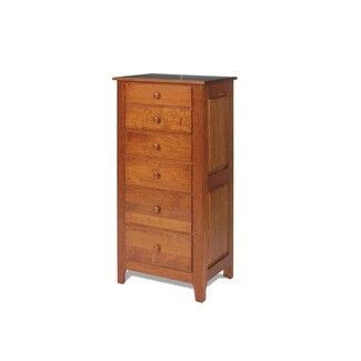 Lingerie Chest with Graduated Drawers Shaker Honey Oak