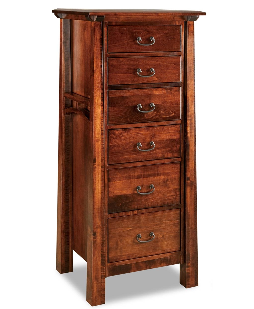 Lingerie Chest with Side Bracing Mission Chestnut Brown