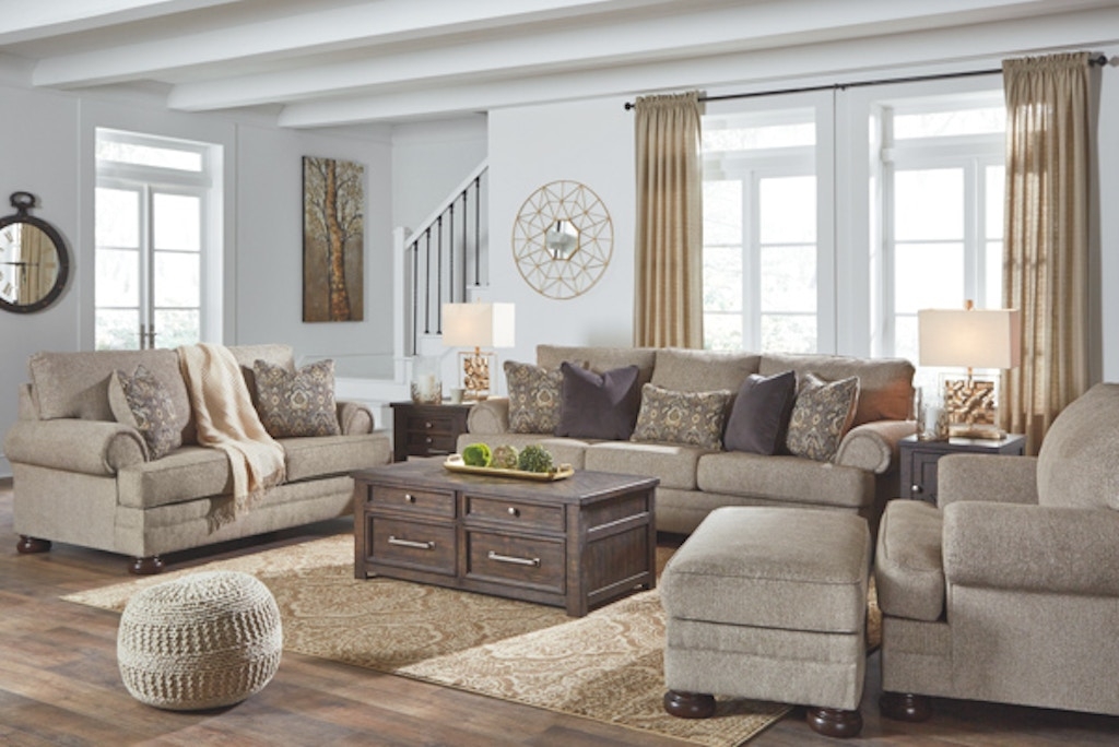 Living Room Set featuring a Dark Wood Storage Coffee Table
