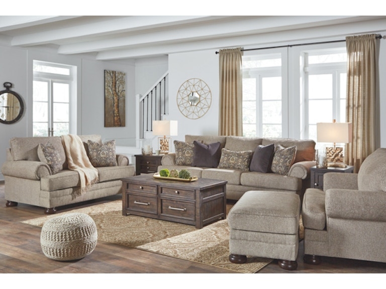 Living Room Set with Storage Coffee Table Rolled Arm Furniture