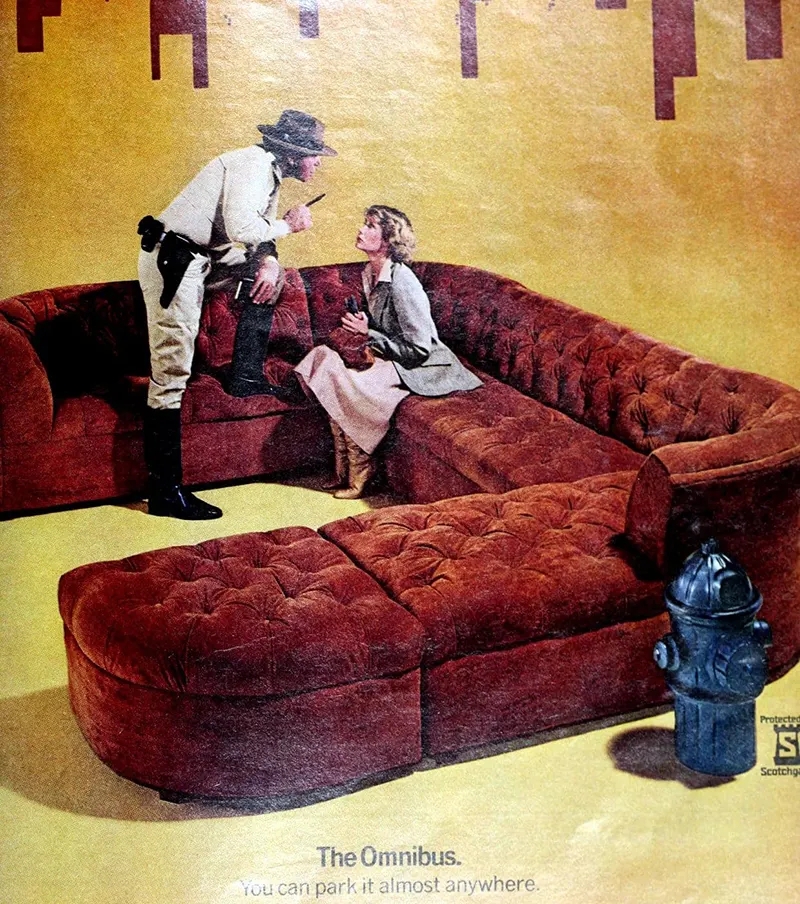 Modular Sectional Oxblood Red Button Tufted Pit Couch