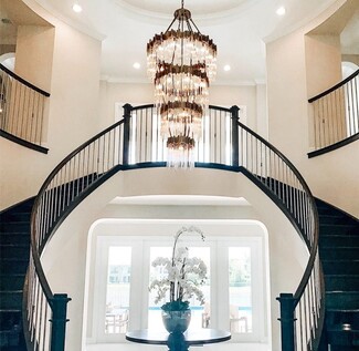 Multi Tiered Chandelier: Grand Foyer Scale Luxury Design