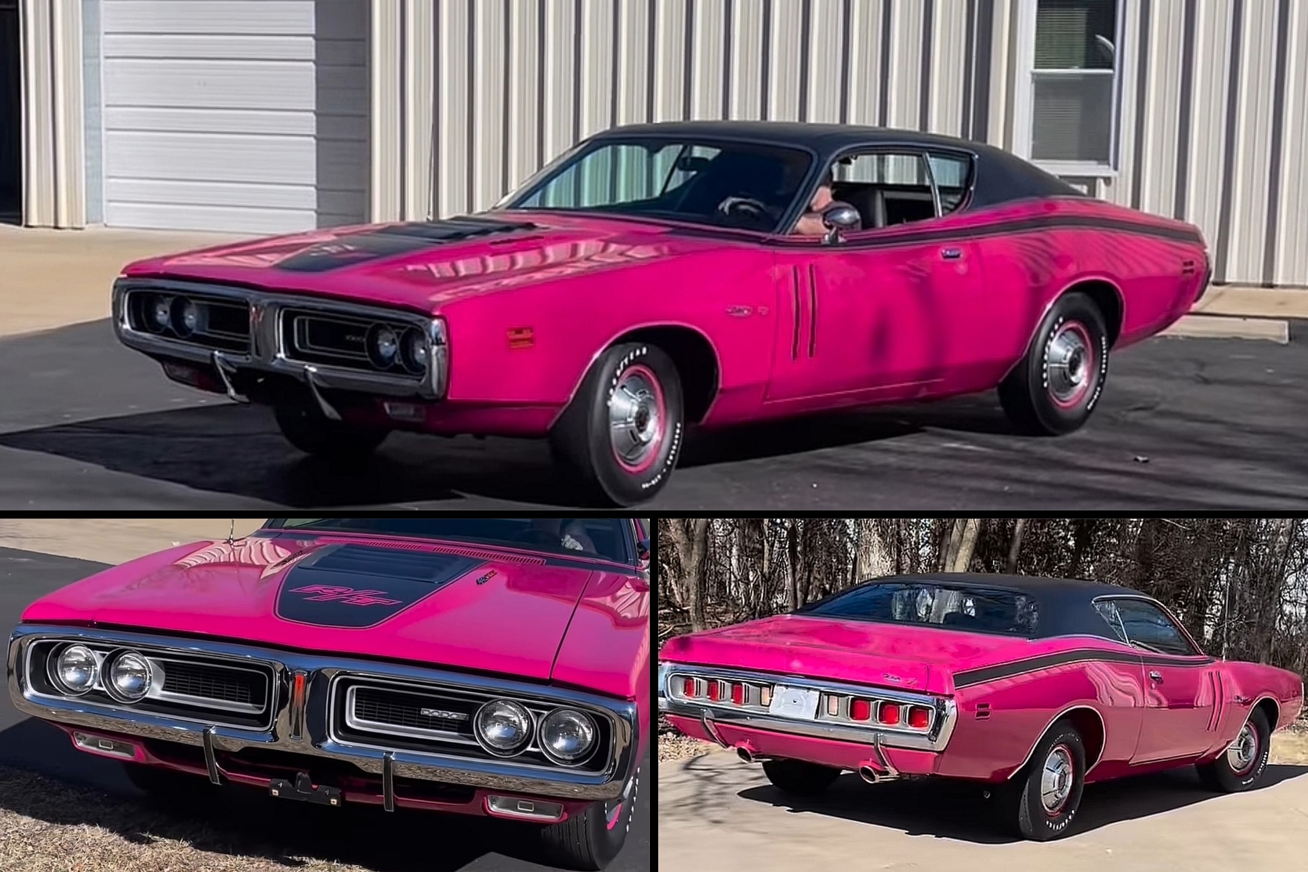 Muscle Car: 1971 Panther Paint Black Vinyl Roof Mopar