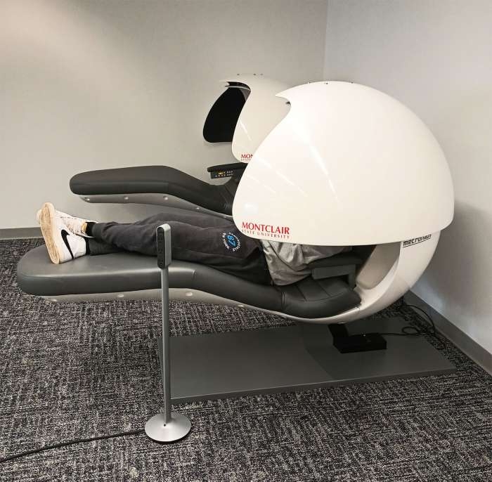 Nap Pod Integrated Controls Ergonomic Rest Station