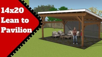 Outdoor Pavilion: Privacy Slats Modern Backyard Shelter