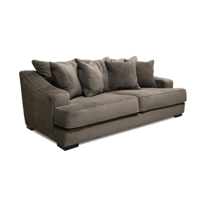 Oversized Sofa with Flared Arms and Multi-Pillow Back Style
